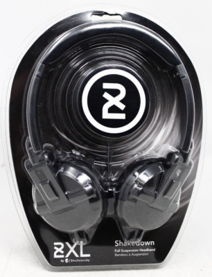 2XL by Skullcandy Shakedown Full Suspension Headband Black Headphones- NEW