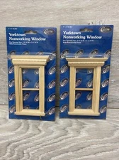 Dollhouse Windows Yorktown Nonworking Classics by Handley 1:12 Lot of 2