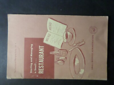 Buch USA Starting/Managing A Small Restaurant In Englisch, 1964