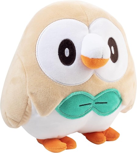 Pokémon Legends Arceus Rowlet 8" Plush Stuffed Animal Toy Licensed Kids Genuine - Picture 2 of 5