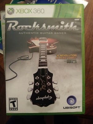 Rocksmith (Microsoft Xbox 360, 2011) CIB Complete w/ Manual TESTED WORKS