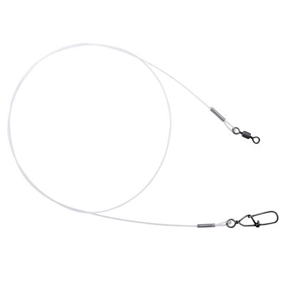 Spro Matt Black Leader Fluoro Vorfach Fluorocarbon mit Wirbel und Karabiner