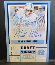 Mack Hollins 2017 Panini Contenders Draft Ticket Rookie Auto!!Eagles WR RC-vers2