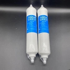 (2) Aquacrest Water Filter AQF-FF33B New Sealed Aqua Crest Lot 2 Pack