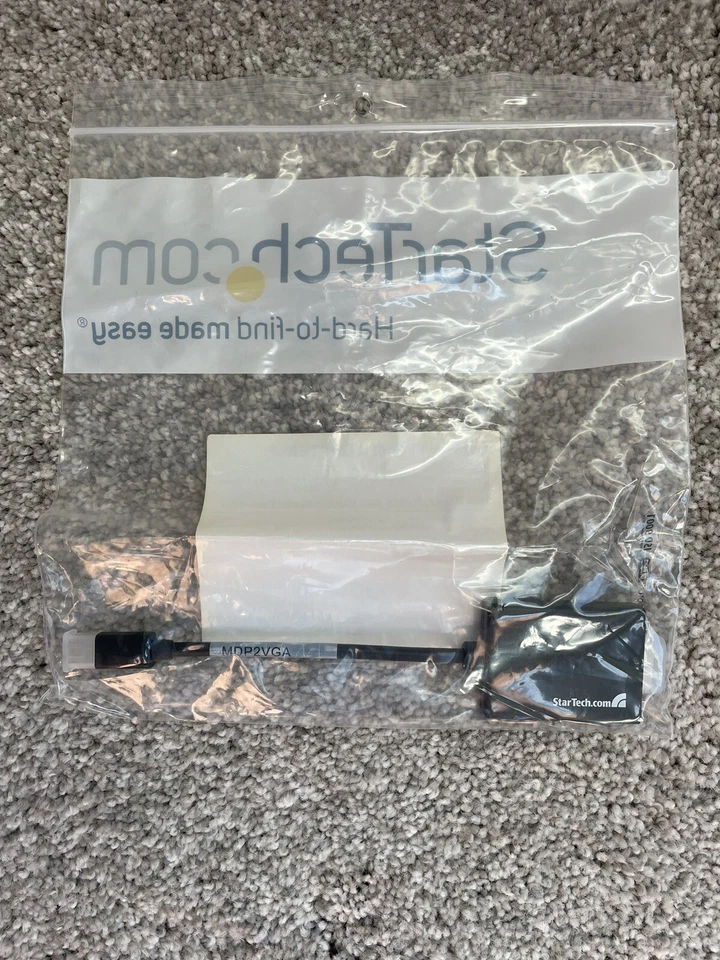 New StarTech Mini DisplayPort to VGA Adapter converter MDP2VGAW - Image 2 of 2