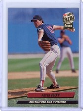 1992 Fleer Ultra Peter Hoy Rookie RC - Boston Red Sox