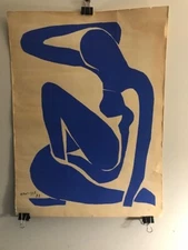 H. Matisse Nu Beu 1952 serigraphie Spadem M14 Editions France
