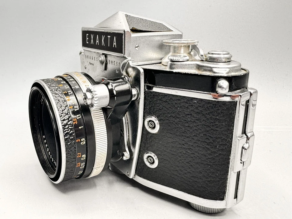 Ihagee Exakta IIa  mit Tessar 2,8/50mm Spiegelreflexkamera #6095233-39 - Bild 2 von 4