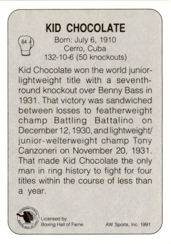 Vintage AW Sports 1991 All World Boxing Premier Edition Single Cards - You Pick - Picture 85 of 225