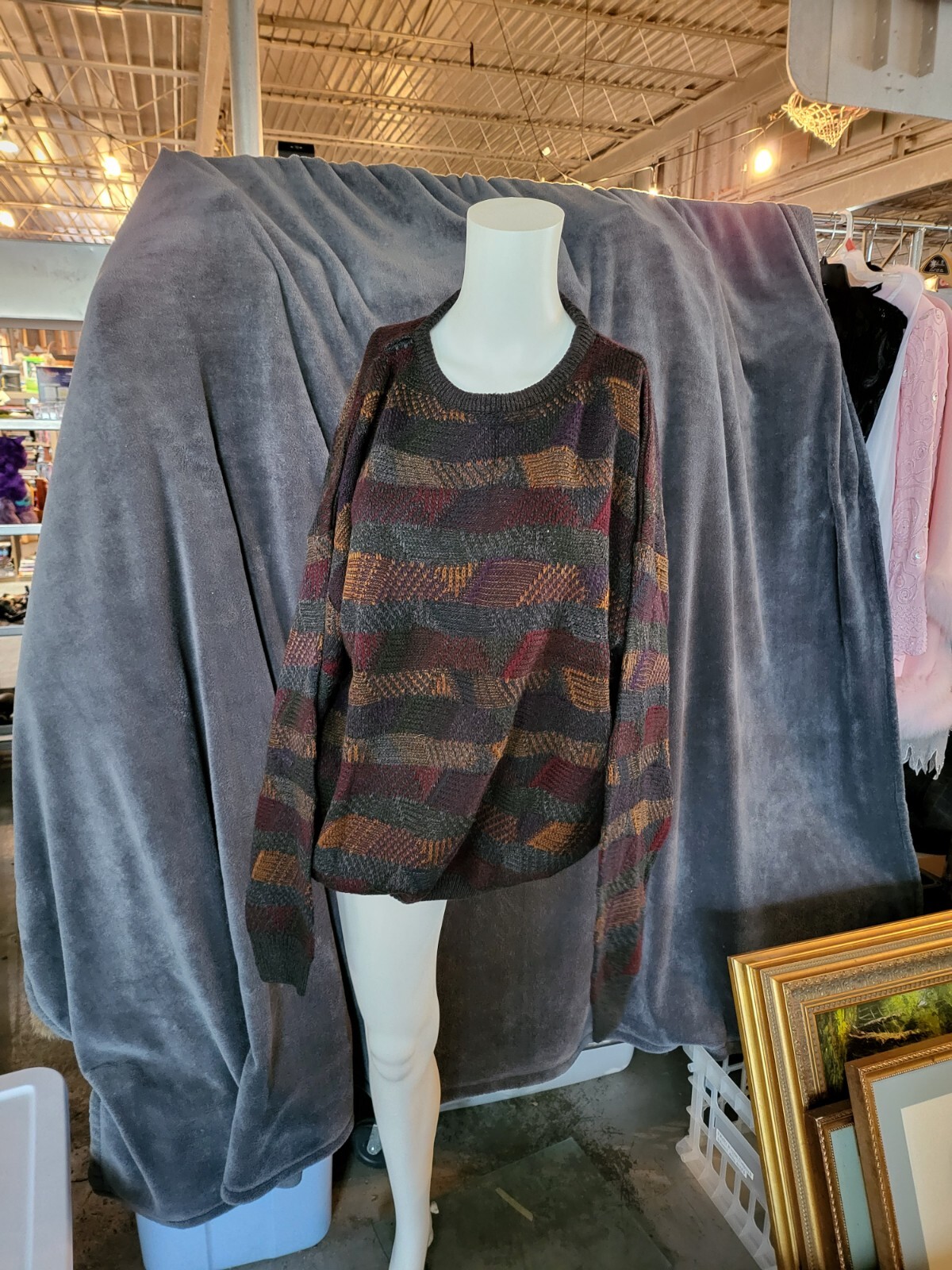 Gian Franco Ruffini 100% Pure Wool Knit Pull Over Swe… - Gem