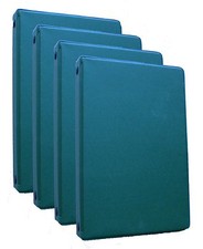 Mead 46000 6-Ring green Memo Books, Each Containing 3 x 5, 4 pack
