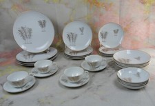 28 Pieces 7-Piece 4 Place Setting Porcelain of FUKAGAWA Arita Japan Gold Bamboo