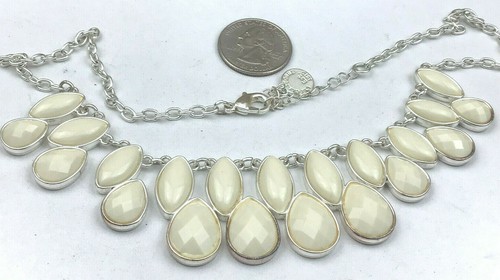 Liz Claiborne Necklace Acrylic Faceted 