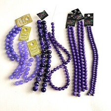 Bead Strands Assorted Store Stock 9 Strands 12, 10, 8, 6mm size FREE SHIP