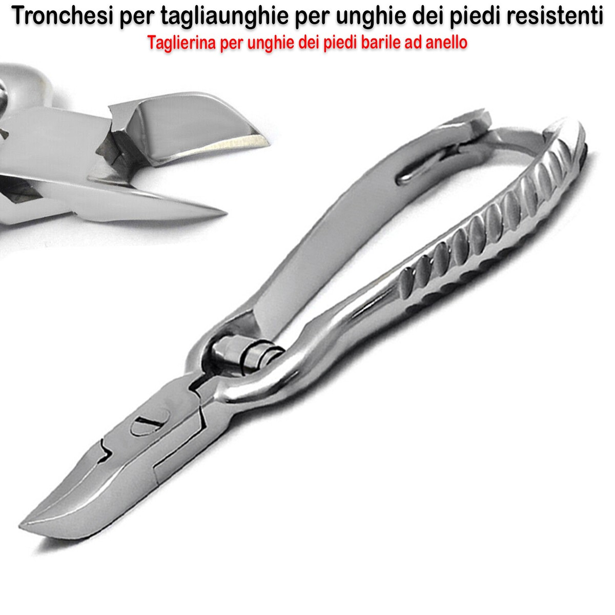 Tagliaunghie Per Unghie Dei Piedi Incarne O Spesse Tagliaunghie Professionale Per Podologo Con Affilatura In Acciaio Inossidabile - Foto 8