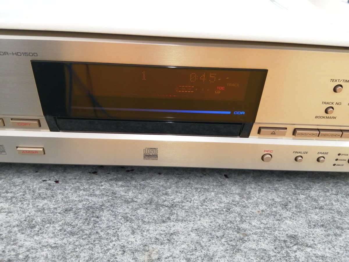YAMAHA　CDR-HD1500 YAMAHA CDR-HD1500 CD Recorder HDD W/ Remote Works Tested From