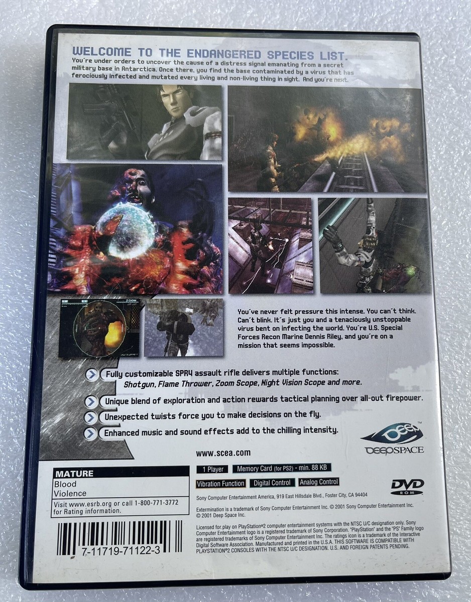Extermination PS2 ( PlayStation 2) CIB 711719711223| eBay