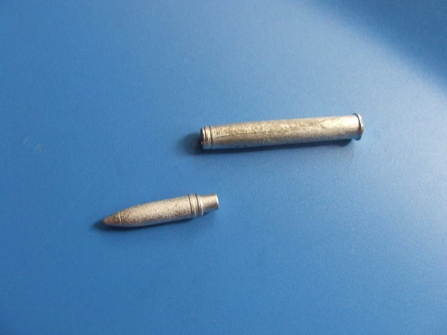 IMPERIAL-MODELLBAU Deut. 8,8cm Granate (Tiger), WK II, RC Panzer Zubehör,Maßstab 1:16