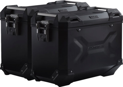SW-MOTECH TRAX ADV Aluminum Case System - Black - Honda CB/CBR/NX 500 '13-'24