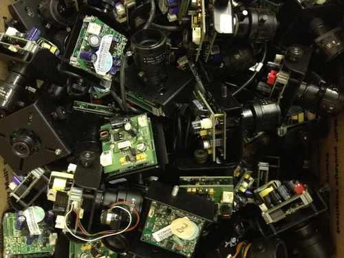 Lot of 50 Mixed Board CCTV Cameras 12V DC