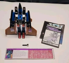 DIRGE Complete G1 Transformers W Tech Spec Card & Instructions Vintage 1985