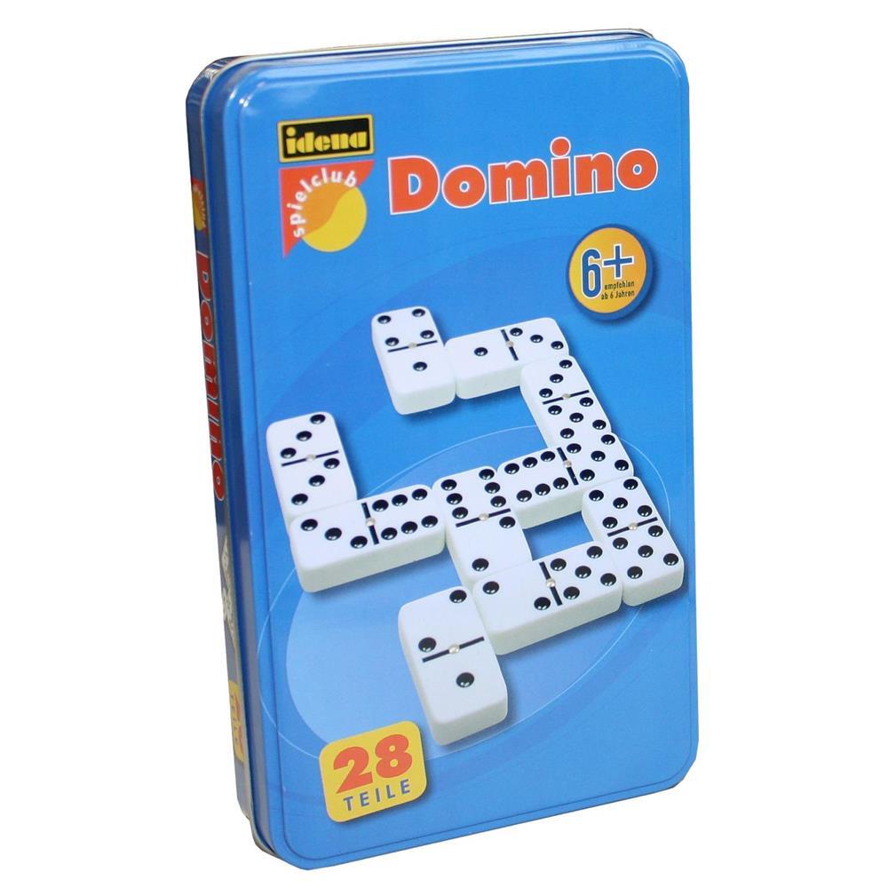 Артикул 6050012 - Domino Double Six Box Spiel Legespiel Steine в металлическом корпусе Neu 2490₽