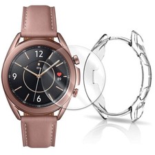 Premium Screen Protector Hard PC Frame Protective f Samsung Galaxy Watch 3 45mm