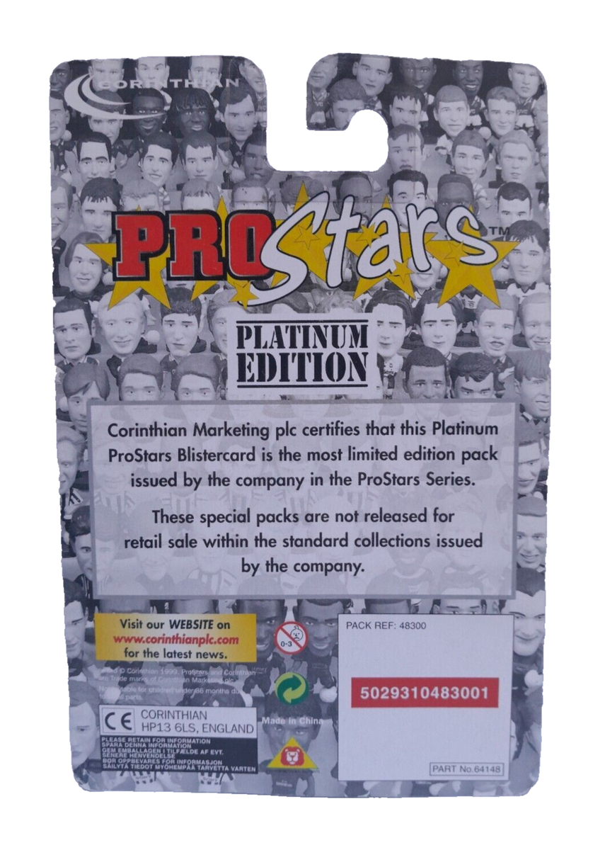 CORINTHIAN PROSTARS FIGURE - DAVID BECKHAM - MAN UTD - PLATINUM