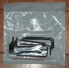 Hex Key-Allen Wrench 3mm Black Oxide Short Arm Pack Of 10 Eklind Brand New