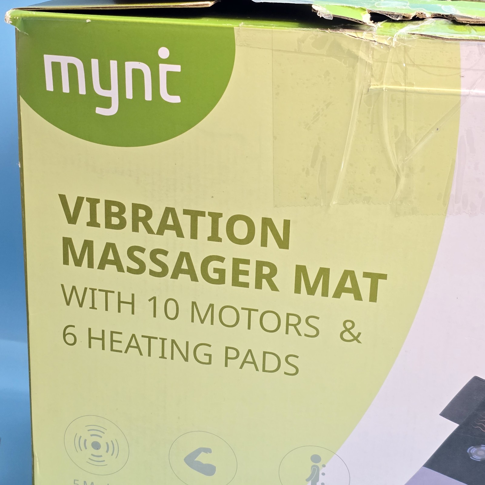 Mynt Vibration Massage Mat Electric Full Body Massage Pad Adjustable Positions