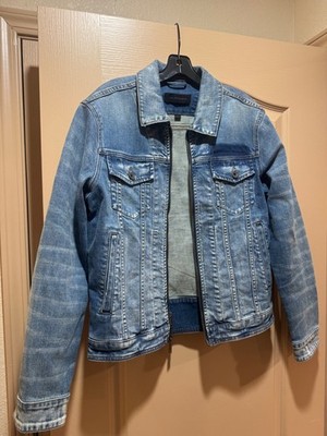 NEW John Varvatos Men's BlueJean Jacket Medium Blue Size Small