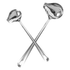  2 Pcs Cucchiai Da Minestra D'argento Utensili Portata Misurini Cucina