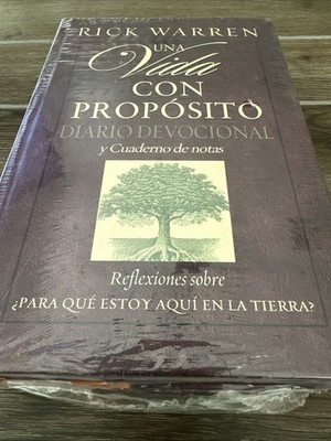 Una Vida con Proposito / Diario Devocional Y Cuaderno De Notas - NEW SEALED RARE
