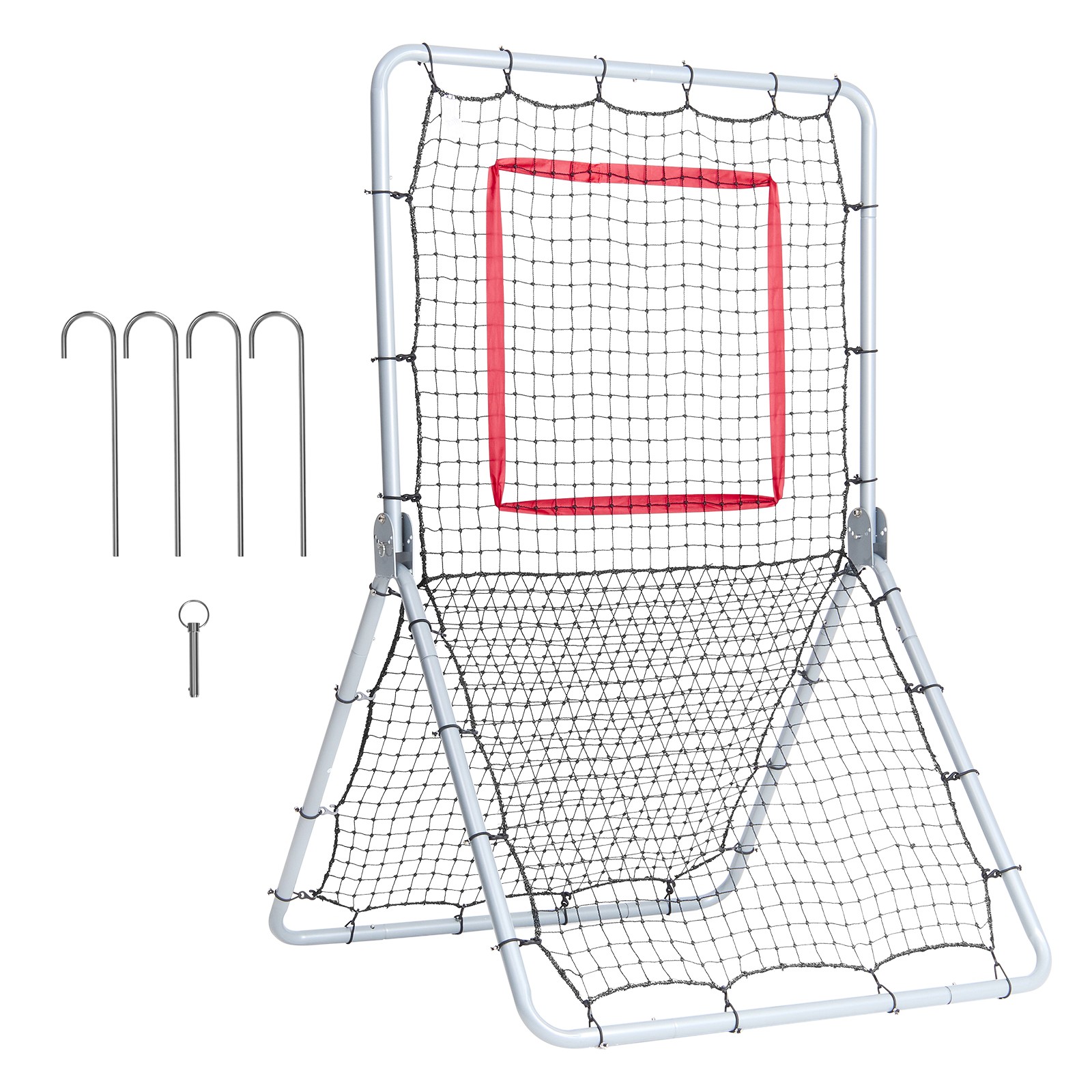Filet de rebond baseball multi-angle 106x182cm à tension maximale