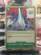 One Piece CG 4 Two Sword Style Rashomon OP12-038 Legacy of the Master Common!