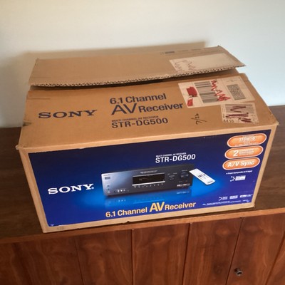 Sony STR DG500 6.1 110-Watt Receiver. New - Never Removed - Complete In Open Box