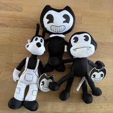 Bendy and the Ink Machine 10" Plush Lot Bendy Boris Wolf Edgar Spider New
