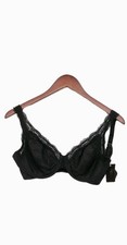 Wacoal Black Lace Trim Bra NWT 58