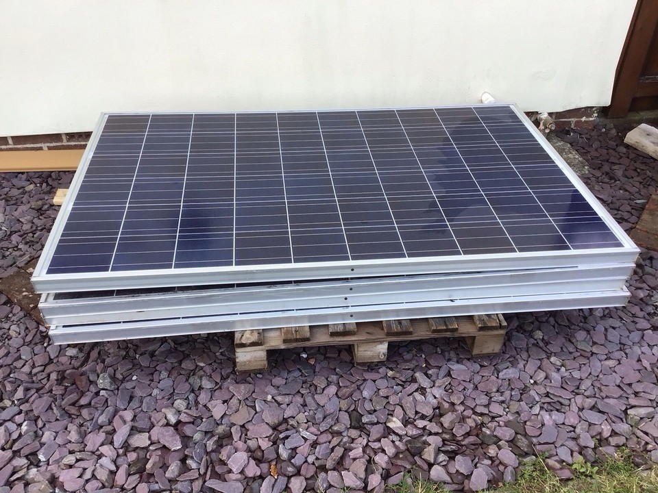 X4 Sanyo 245w Solar Panals | eBay UK