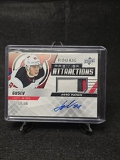 Nikita Gusev 2019-20 UD Premier Premier Attractions RPA /99 3-color Patch