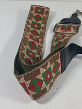 Vintage Camera Wide Neck Strap / Embroidered Fabric / A-2