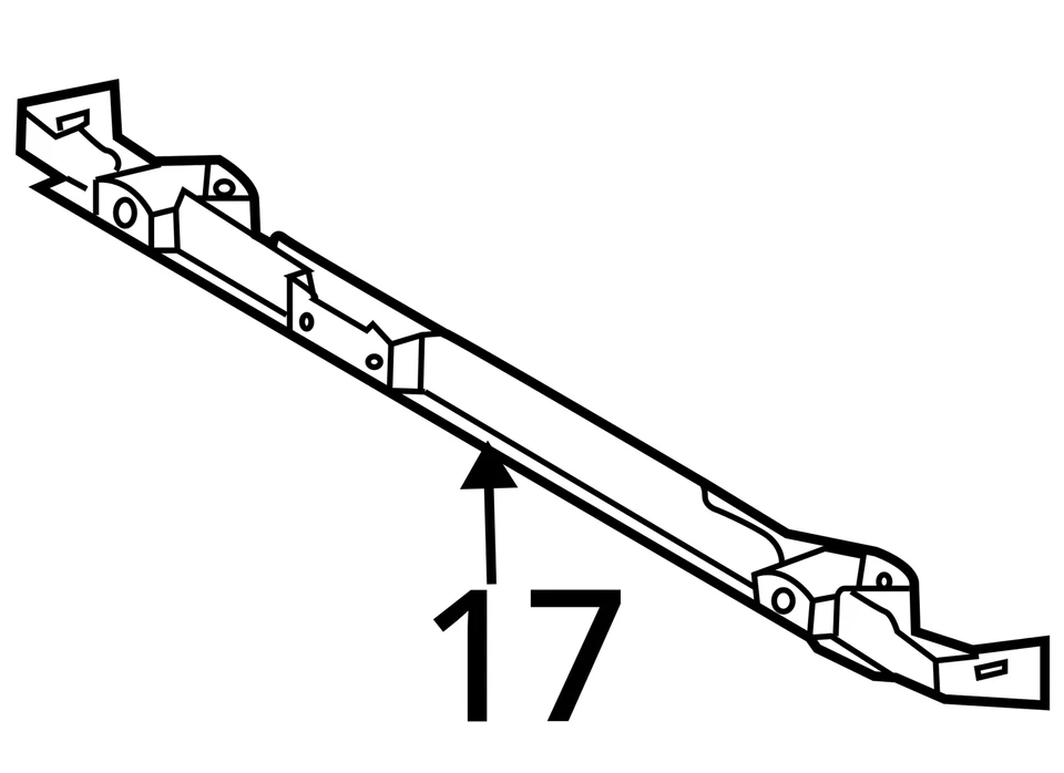 CUBIERTA RADIADOR CHRYSLER 5104125AA NUEVO OEM 5104125AA Foto 3 de 3