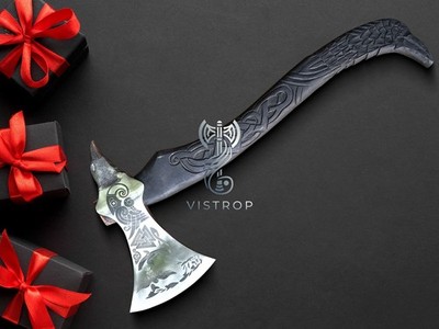 Viking Axe Gift for Him, Nordic Axe Decor, Unique Gift Idea