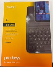 ZAGG Pro Keys Detachable Case and Wireless Keyboard for Apple iPad 10.9 10th GEN