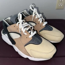 Nike Air Huarache Escape Sneakers Mens 13Bisque/Gray/White DH9532-201 Nice!