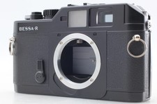 Meter Work  MINT  Voigtlander Bessa R Black Body Rangefinder Film Camera JAPAN