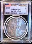 2006-P American Eagle MS-69 PCGS FS Graded Rare Bullion-0.999 Silver 1 Oz Coin