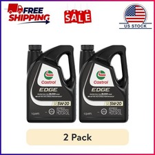 (2 pack) Castrol EDGE 5W-20 Advanced Full Synthetic Motor Oil, 5 Quarts 35.99 per gallon