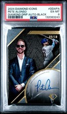 2024 Diamond Icons Diamond Drip Pete Alonso /10 Auto PSA 6