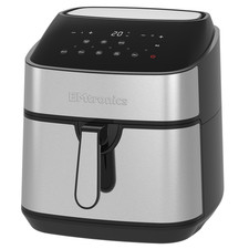 Image of EMtronics Digital Large 9 Litre Air Fryer with 99 Minute Timer - Stainless Steel